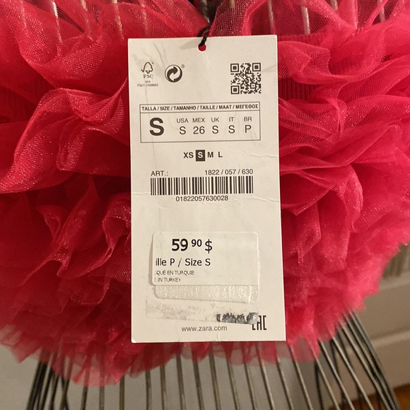 Zara knit camisole with Tule - Picture 6 of 7